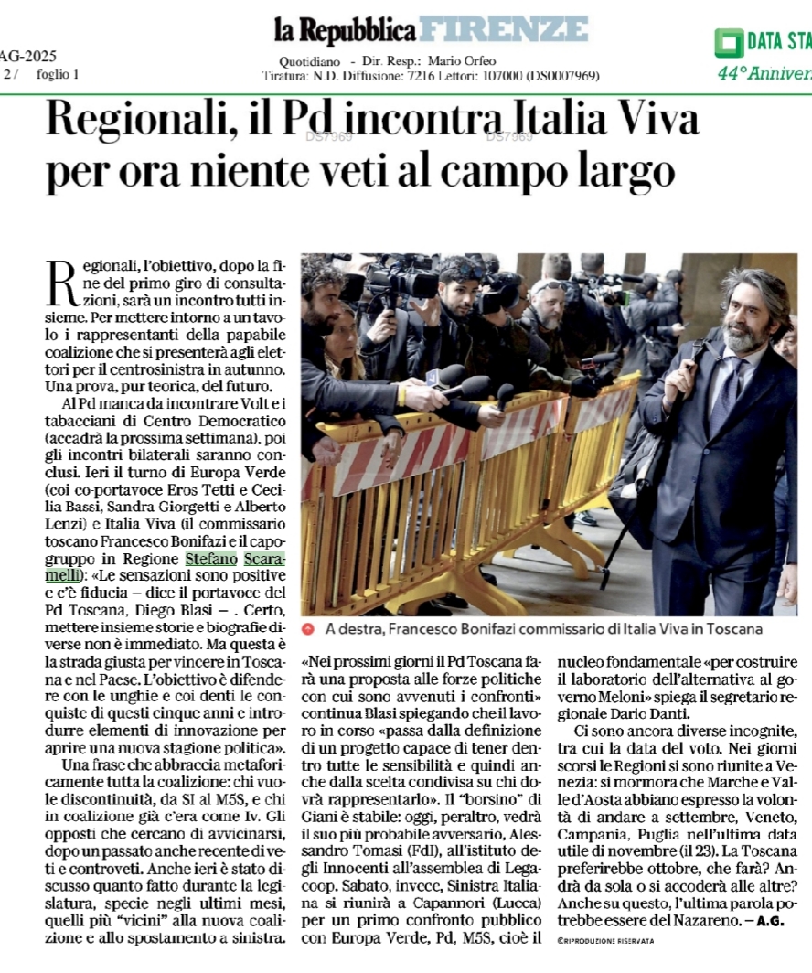Regionali 1 - Italiaviva Siena